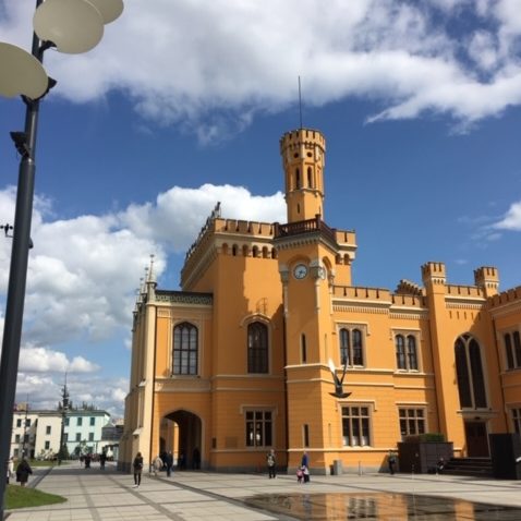 der wundervoll sanierte Bahnhof von Breslau