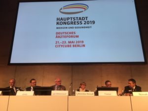 Die sechs Teilnehmer auf dem DPGSV-Panel auf dem Hauptstadtkongress